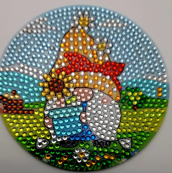 Summer Garden Gnome Coaster - Picture 3 of 4